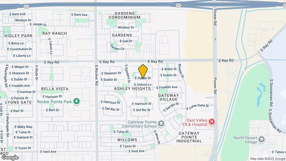 4283 E Dublin St Map and Location Details