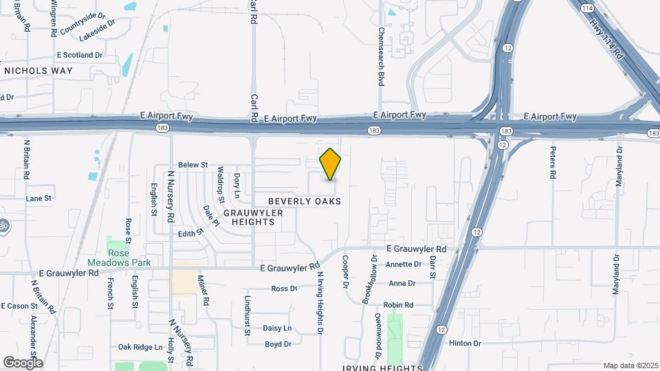 1611 Brentwood Dr Map and Location Details
