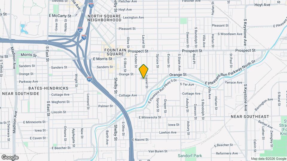 1330 Laurel St Map and Location Details