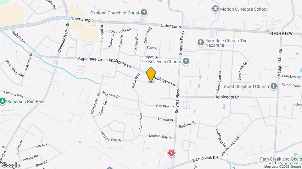 6220 Applegate Ln Map and Location Details