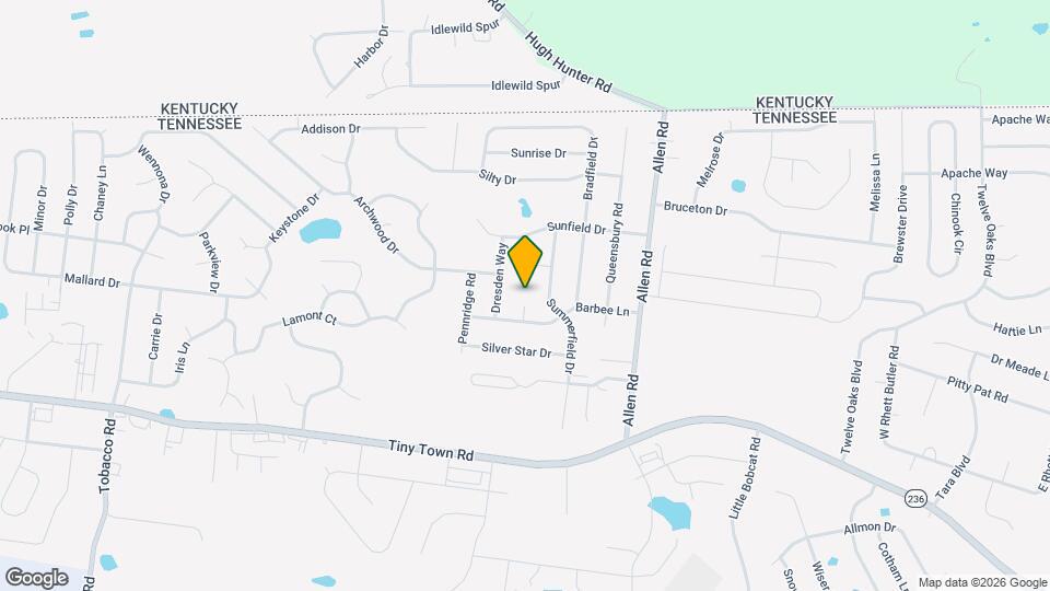 3393 Endsworth Dr Mapa y Detalles de la Ubicación