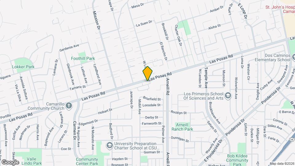 2181 Euclid Ave Map and Location Details