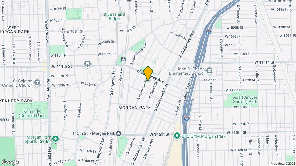 11177 S Hermosa Ave Map and Location Details