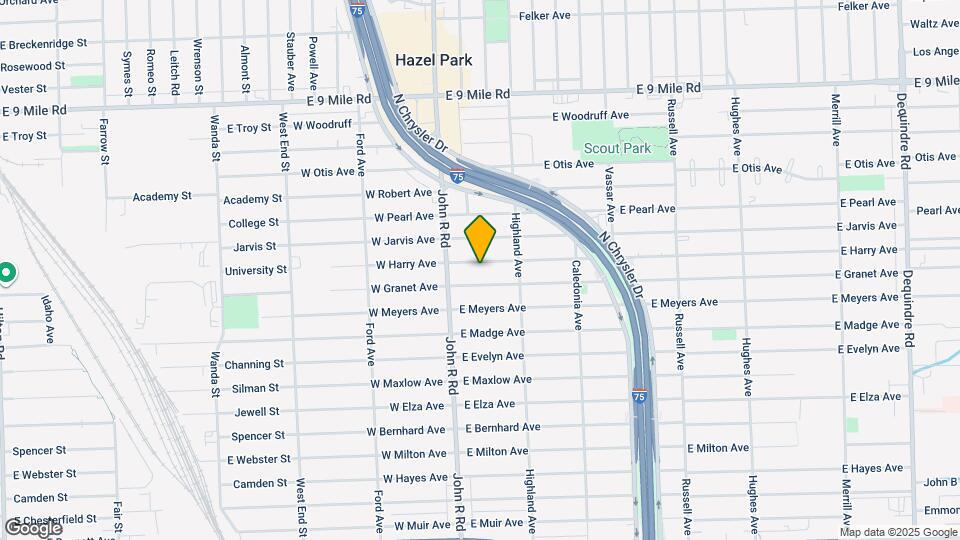 308-310 E Harry Ave Map and Location Details