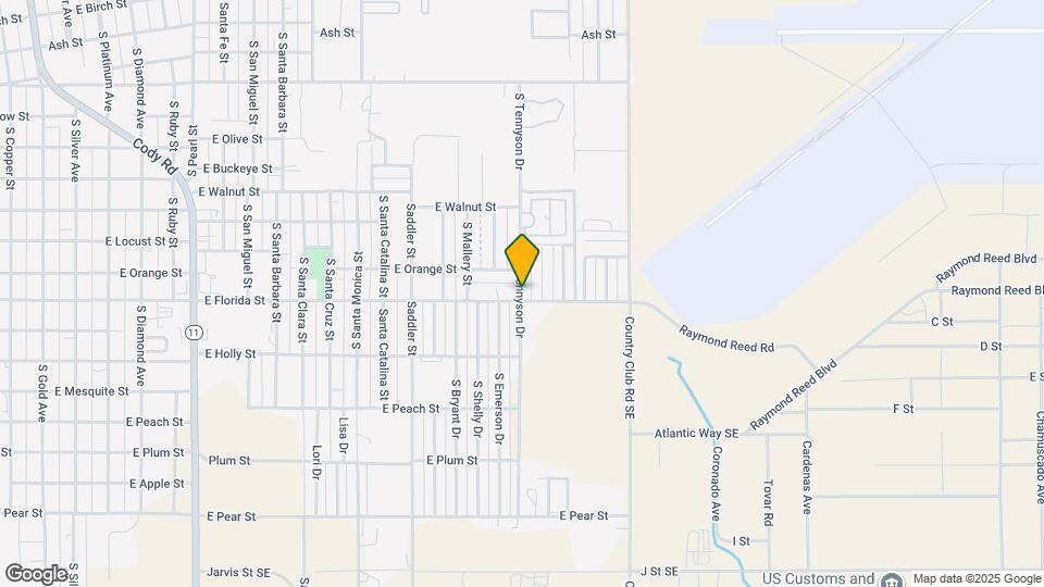 1421 S Tennyson Dr Map and Location Details