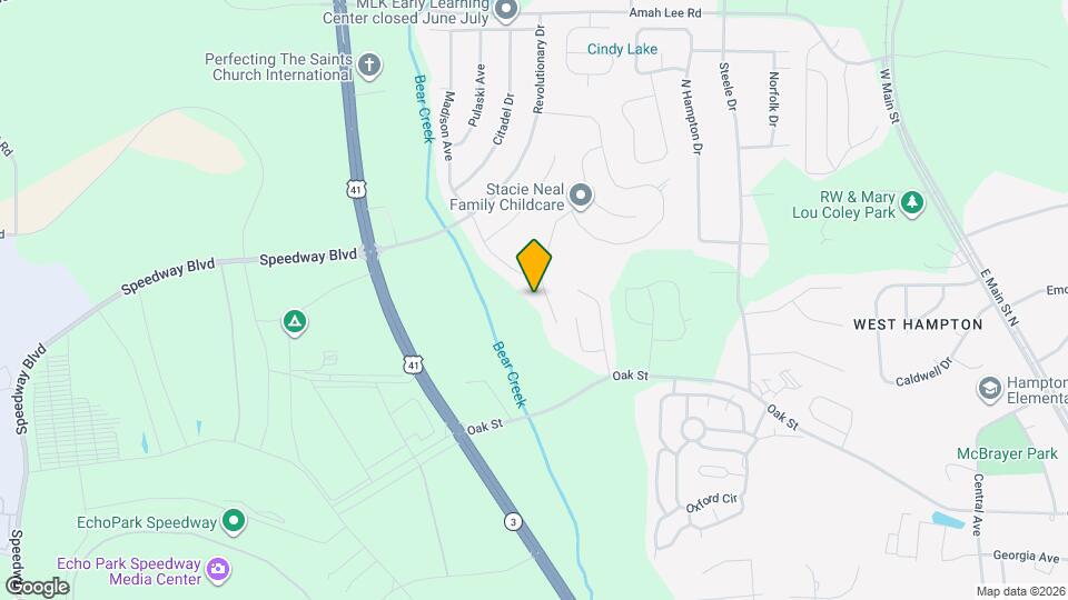 925 Revere Way Map and Location Details