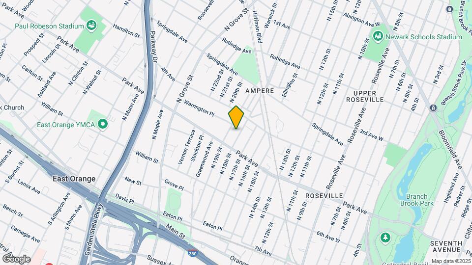 165 N 18th St Map and Location Details