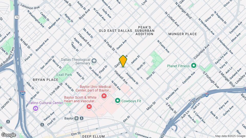 4125 Junius St Map and Location Details