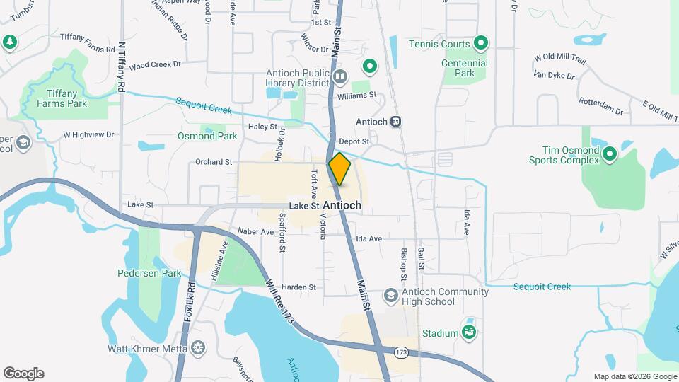 919 1/2 Main St, Unit Apt. 1F Map and Location Details