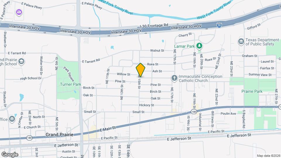 1501 Willow St Mapa y Detalles de la Ubicación