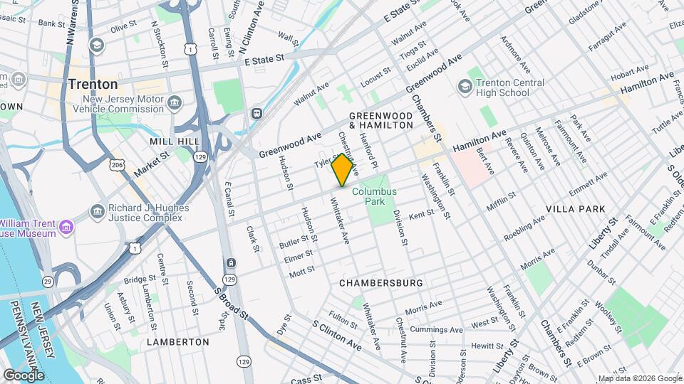 351 Hamilton Ave Map and Location Details