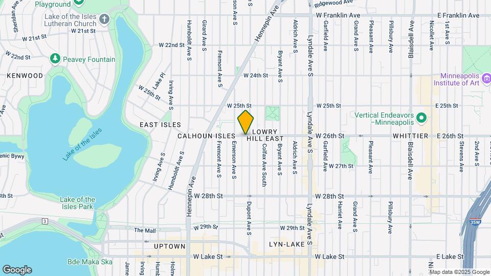 2600 DuPont Ave S Map and Location Details