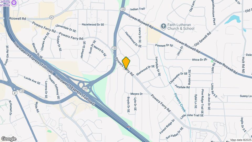 1900 Meadowbrook Ln SE Map and Location Details