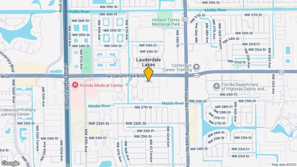 4420 NW 30th Ct Map and Location Details
