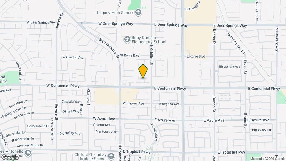 6425 N Butterfly Sky St Map and Location Details