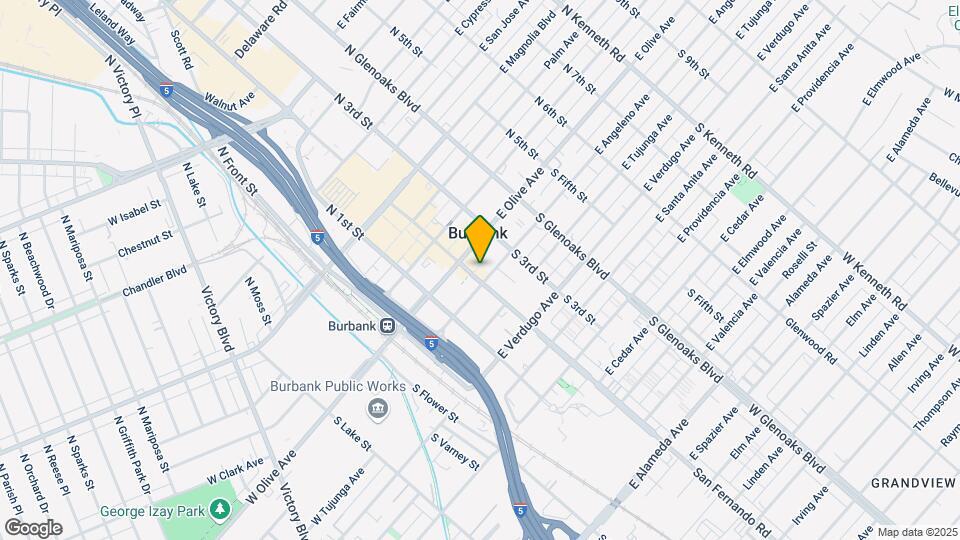 150 S San Fernando Blvd Map and Location Details