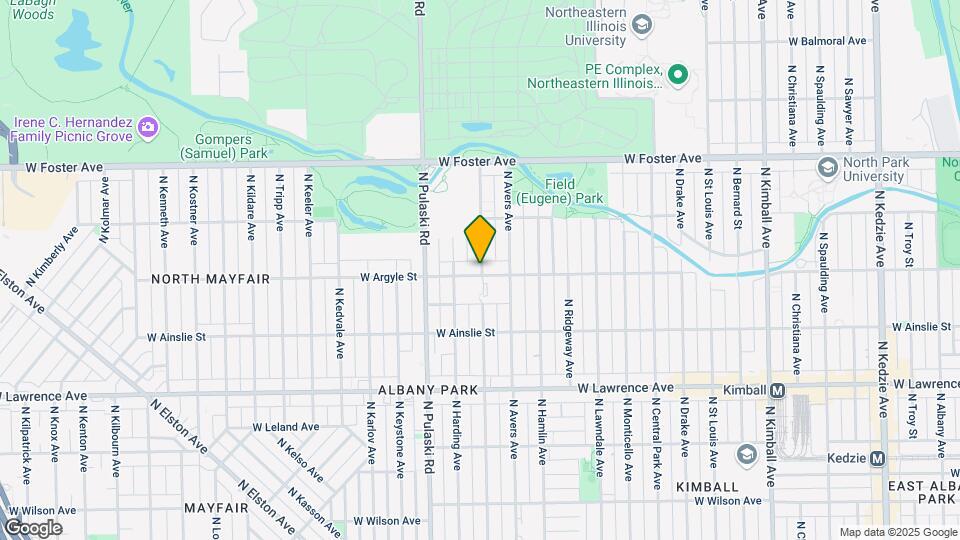 5004 N Springfield Ave-Unit -1 Map and Location Details