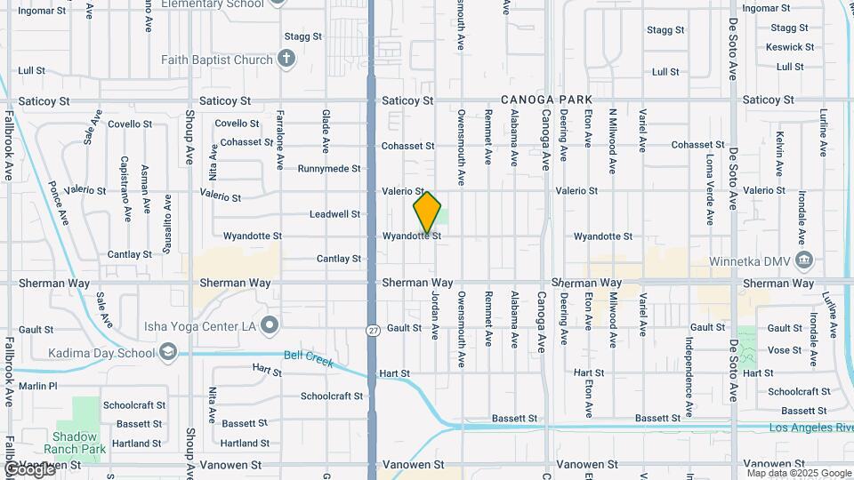 7259 Jordan Ave Map and Location Details