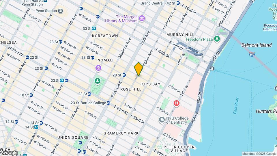 131 Lexington Avenue Map and Location Details