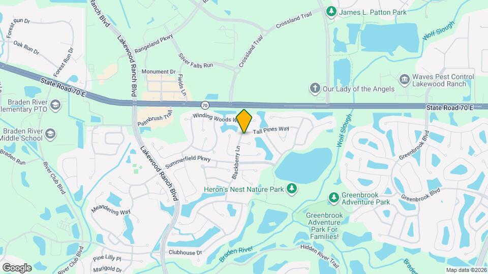 6223 Blackberry Ln Map and Location Details