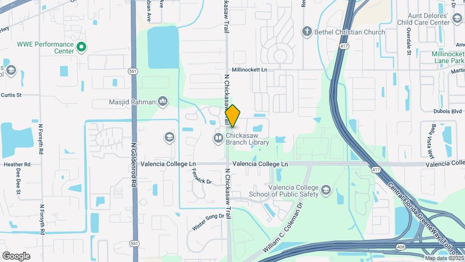 8201 Sun Spring Cir Map and Location Details