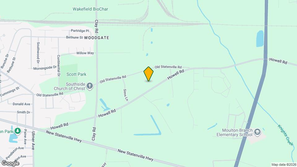 1245 Howell Rd Map and Location Details