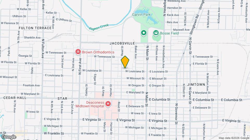 215 W Louisiana St Map and Location Details