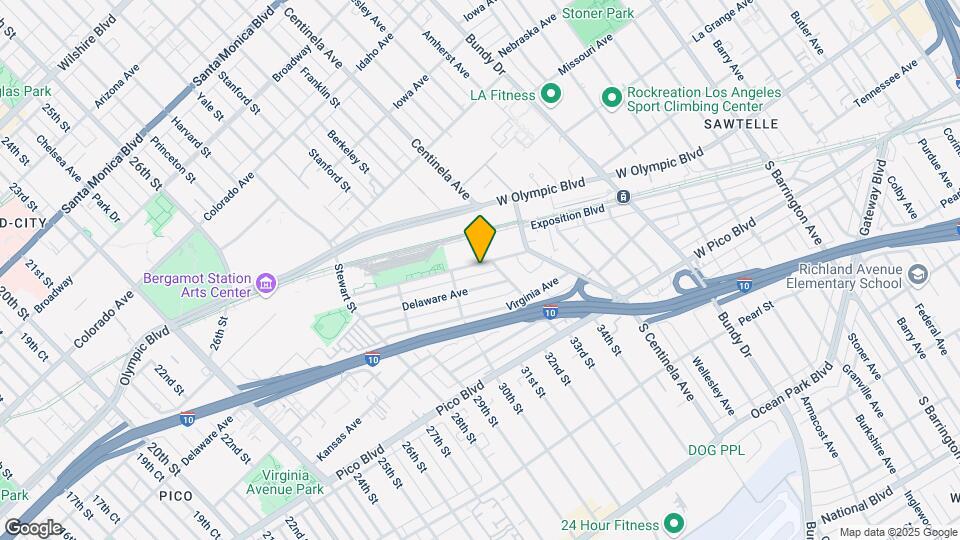 3032 Exposition Blvd Map and Location Details