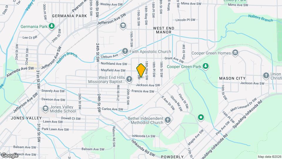 1675 19th St SW Map and Location Details