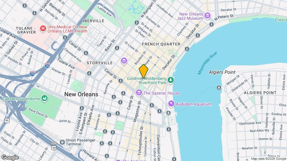 222-224 Chartres St Map and Location Details