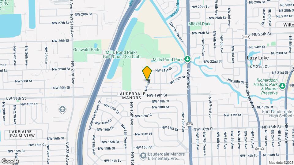 2001 NW 14th Ave Map and Location Details