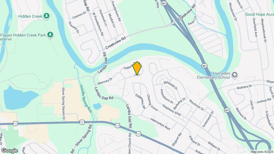 6224 Galleon Drive Map and Location Details