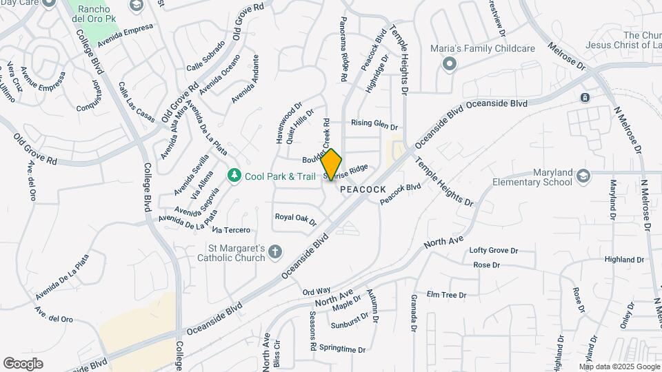 1707 Lemon Heights Dr Mapa y Detalles de la Ubicación