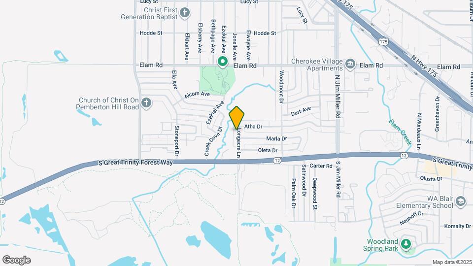 207 Longacre Ln Map and Location Details
