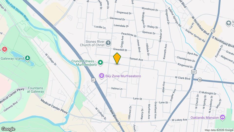 1003 W Clark Blvd Map and Location Details