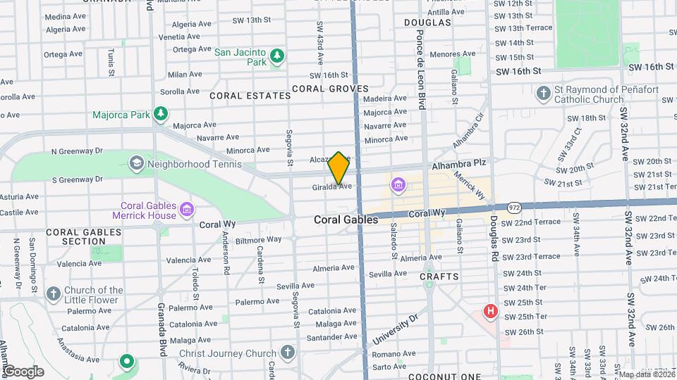 428 Giralda Ave Map and Location Details