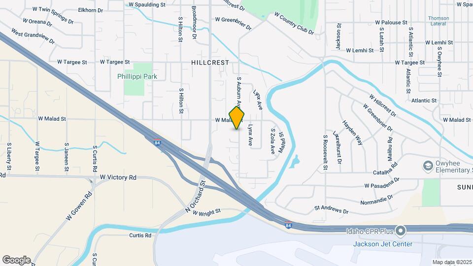 2701 S Pond St Map and Location Details