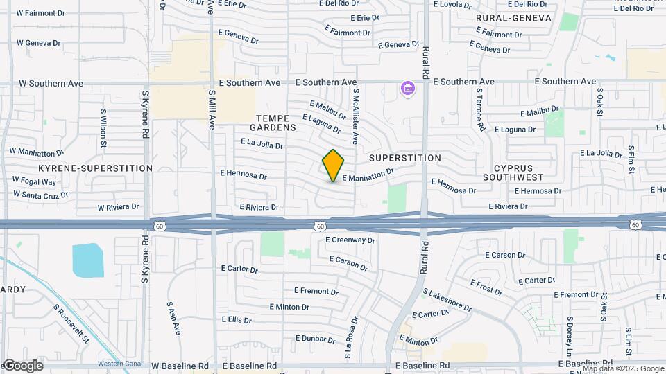 514 E Hermosa Dr Map and Location Details