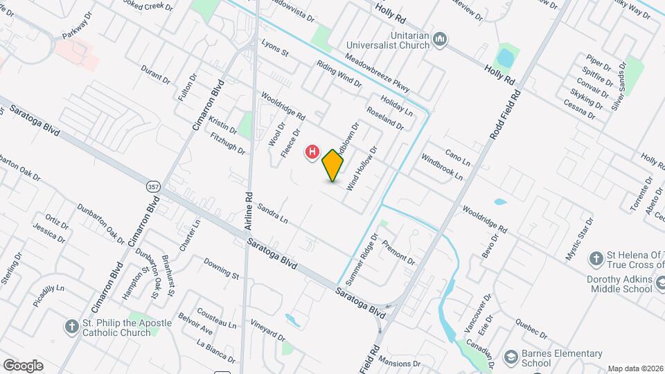 6821 Windfilled Cir Map and Location Details