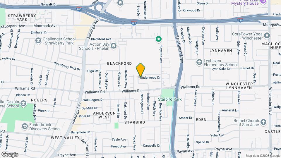 3820 Underwood Dr Map and Location Details