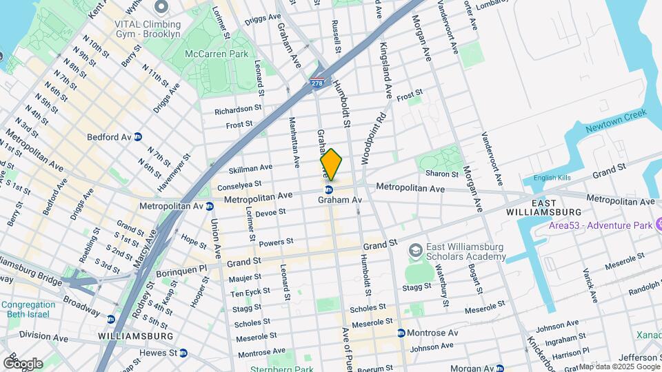 344-346 Graham Ave Mapa y Detalles de la Ubicación