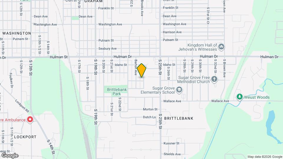 1929 S 24th St Map and Location Details