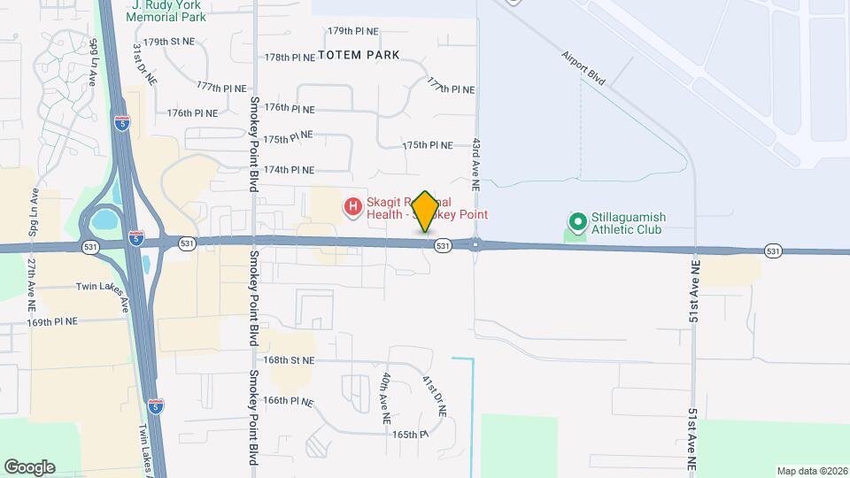 4105 172nd St NE Map and Location Details