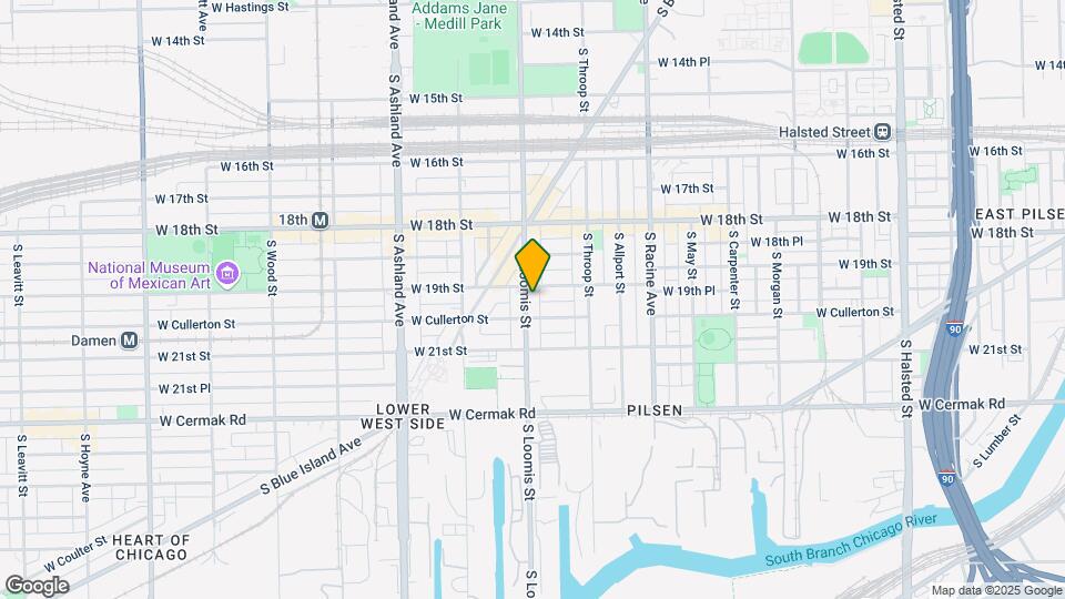 1911 S Loomis St Map and Location Details