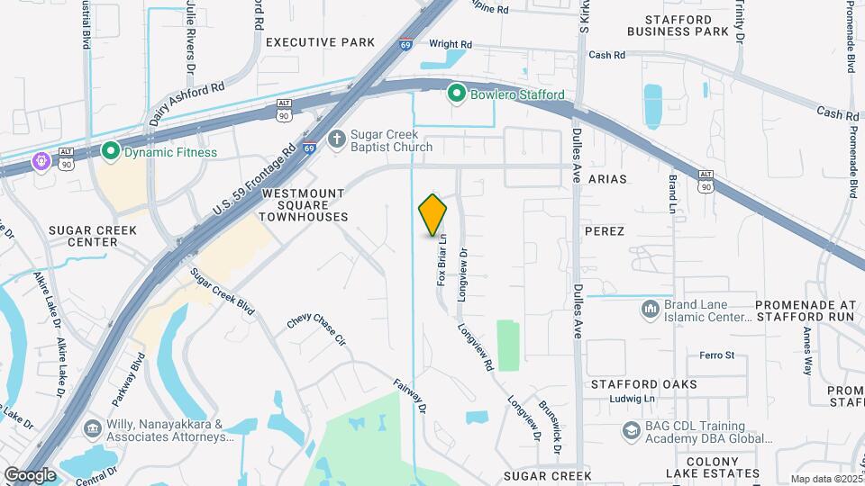 414 Fox Briar Ln Map and Location Details