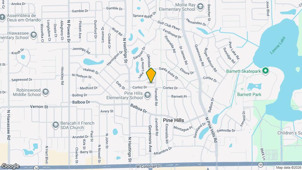 5603 Cortez Dr Mapa y Detalles de la Ubicación