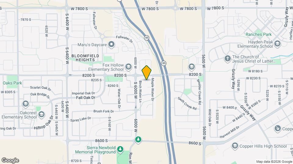 5939 W Birch Water Ln, Unit Primary Mapa y Detalles de la Ubicación