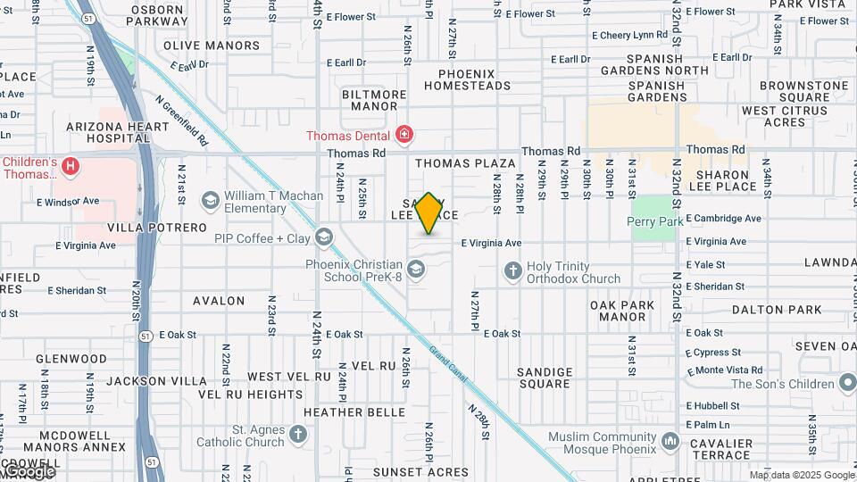 2604 N 27th St Map and Location Details