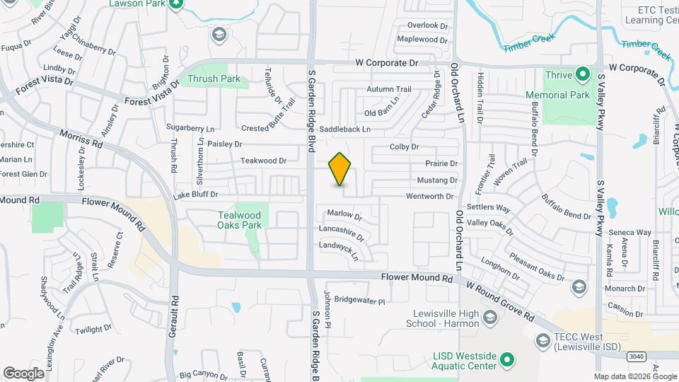 2109 Wentworth Dr Mapa y Detalles de la Ubicación