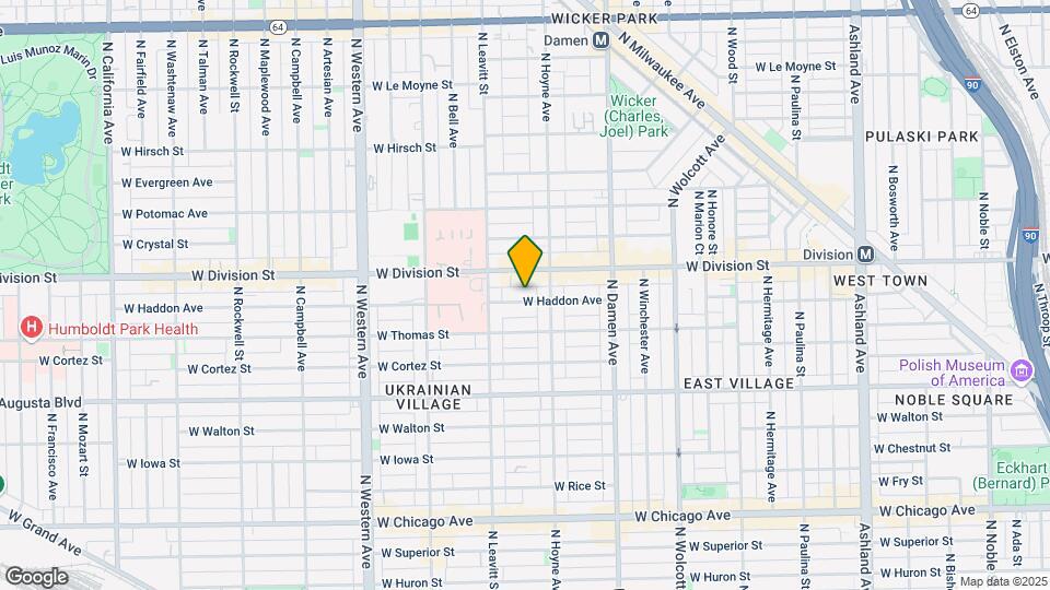 2124 W Haddon Ave, Unit 2 Mapa y Detalles de la Ubicación